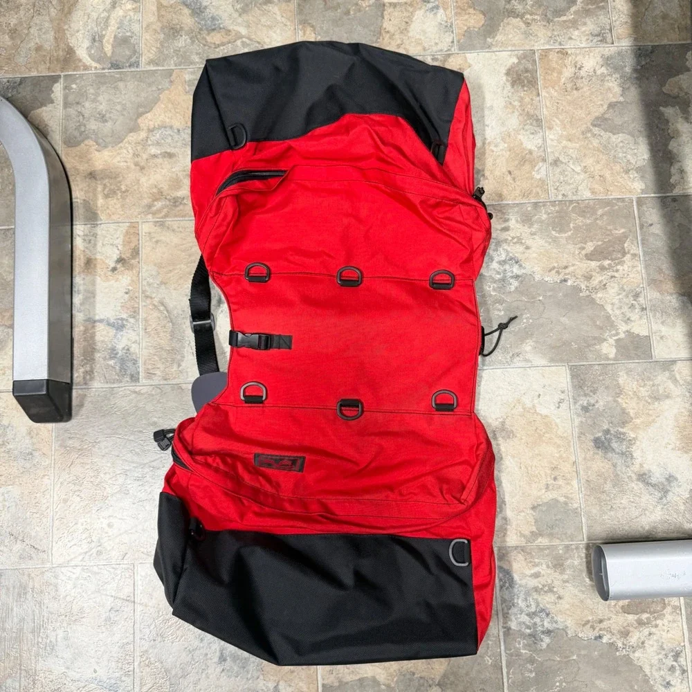 Wenaha Explorer II Dog Pack Large Red Black Hiking Backpack Saddlebag USA
